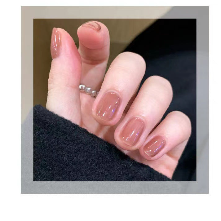 Natürliche glänzende Nagelveredelungen