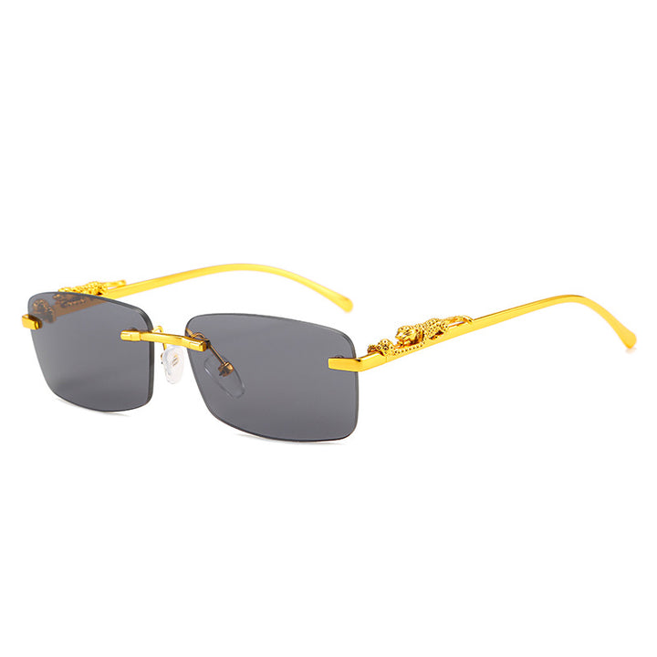 Damen modische Sonnenbrille mit kunstvollen Verzierungen Karnz