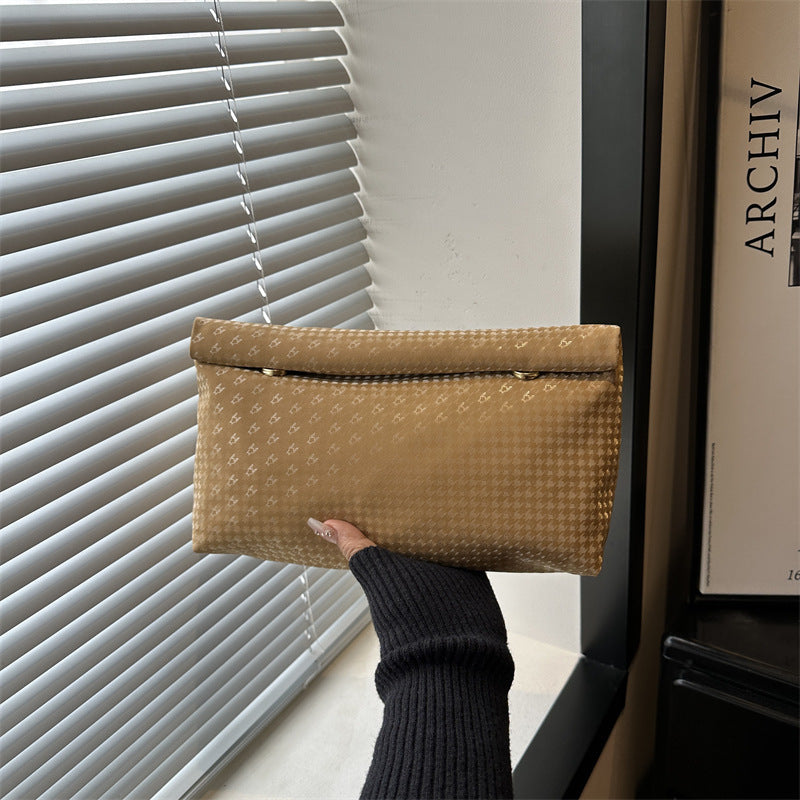 Elegante Strukturierte Clutch Tasche