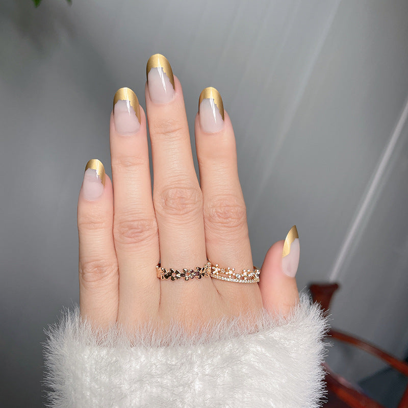 Elegante französische Tipp-Gel-Nagelverlängerungen Karnz