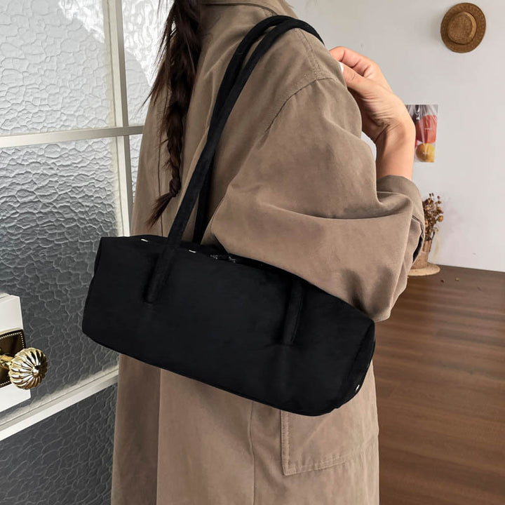 Elegante Wildleder-Handtasche
