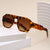 Damen modische geometrische Sonnenbrille Karnz