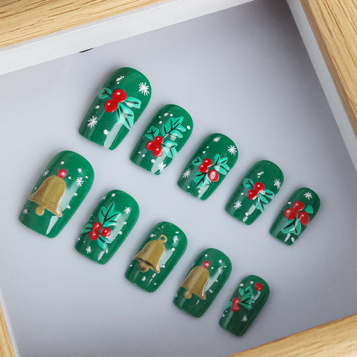 Festliche Urlaubs-Themen Press-On Nagelkunst Karnz 1787543135