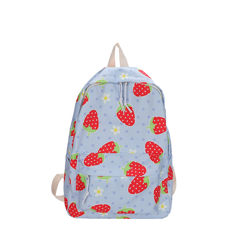 Verspielt gemusterter Rucksack Karnz