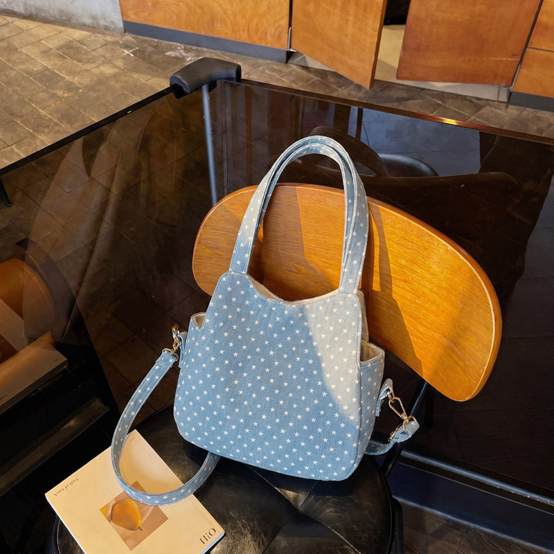 WoVersatile Sternmuster Mini Schultertasche Karnz
