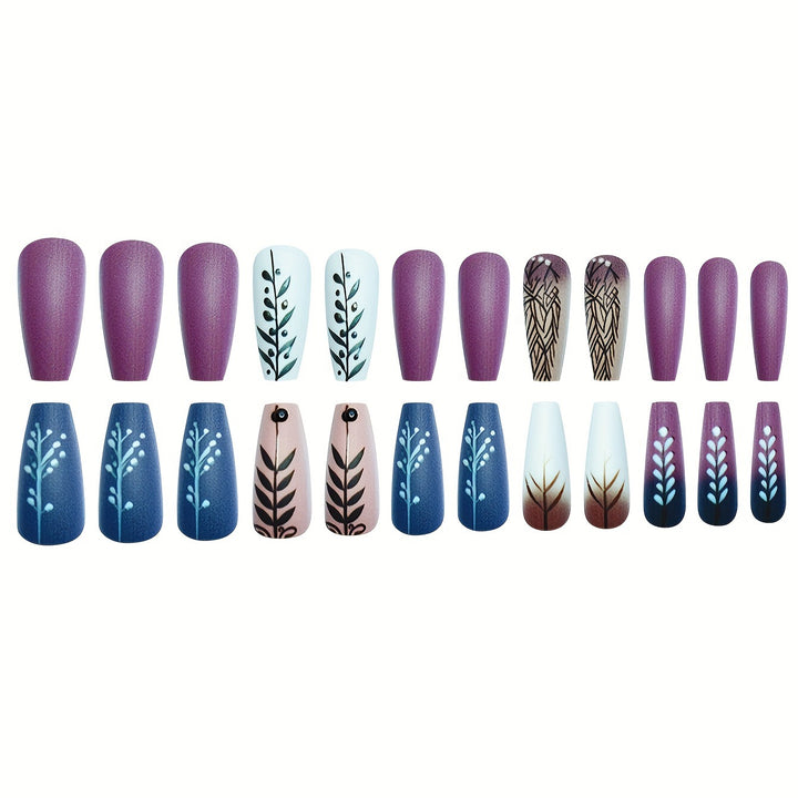 Detailliertes Botanisches Nagelkunstset Karnz