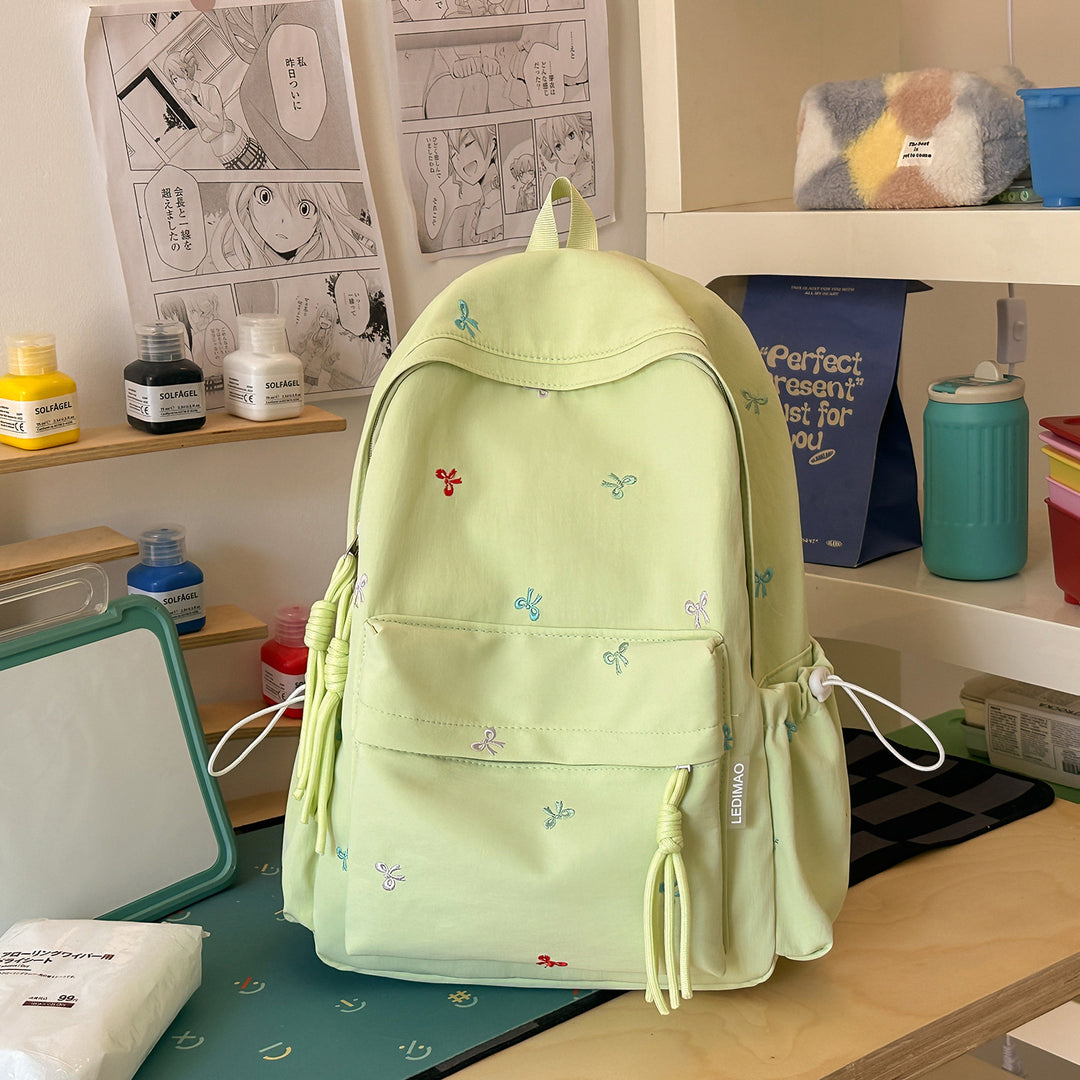 Süßer gestickter gemusterter Rucksack Karnz