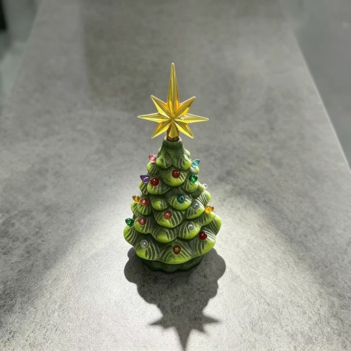 Dekorative Keramische Weihnachtsbaumfigur Karnz