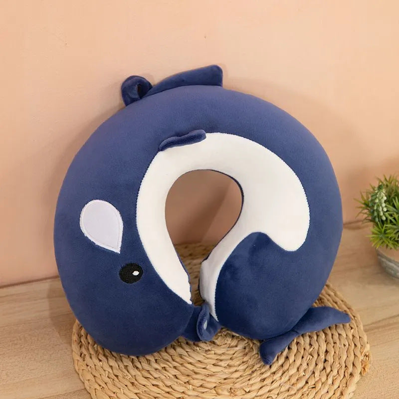 Unisex Nackenstützkissen mit süßem Tierdesign Karnz