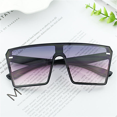 Damen Oversized Shield-Sonnenbrille Karnz