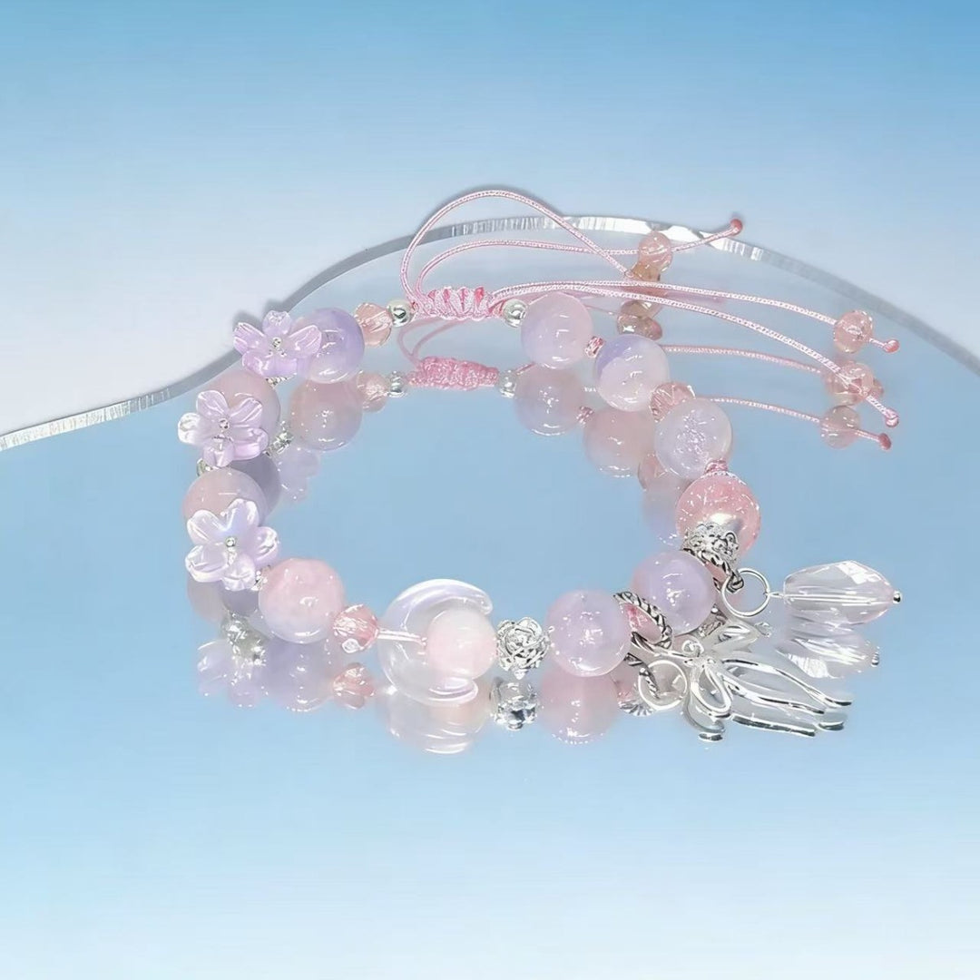 Handgefertigtes florales Perlen charm Armband Karnz