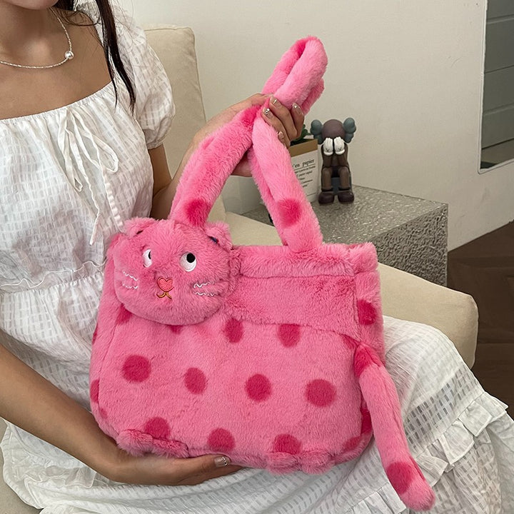Plüsch Umhängetasche mit Tiermotiv Karnz