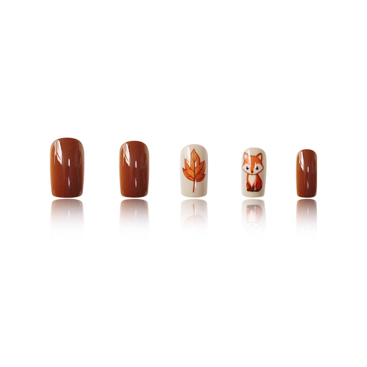 Dekoratives Glitzerstern-akzentuiertes Press-On-Nagelset Karnz