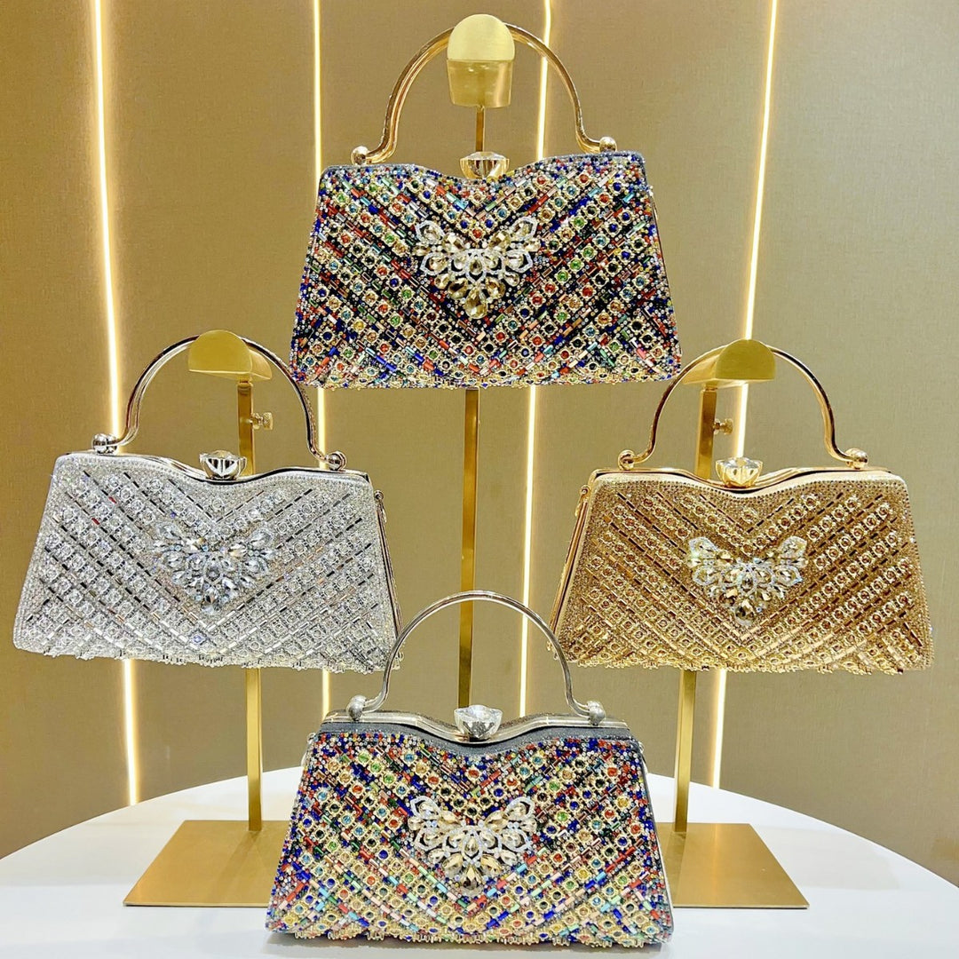 Dekorative Strass Abendtasche