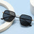 Damen geometrische Sonnenbrille mit elegantem Gläserdesign Karnz