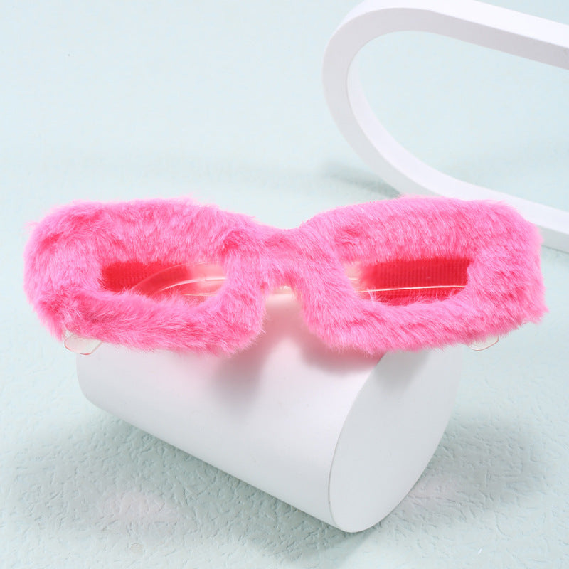 Damen modische Sonnenbrille mit kuscheligem Bezug Karnz