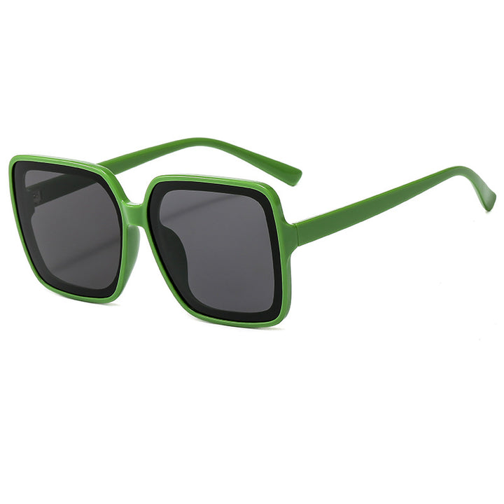Statement Bold Square Frame Sonnenbrille