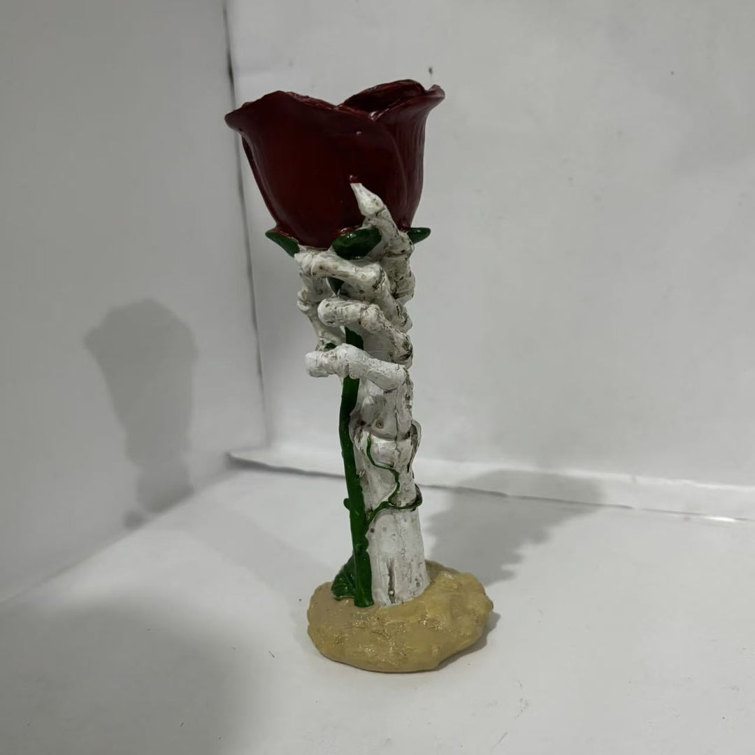 Dekorative Rosenstatue Karnz