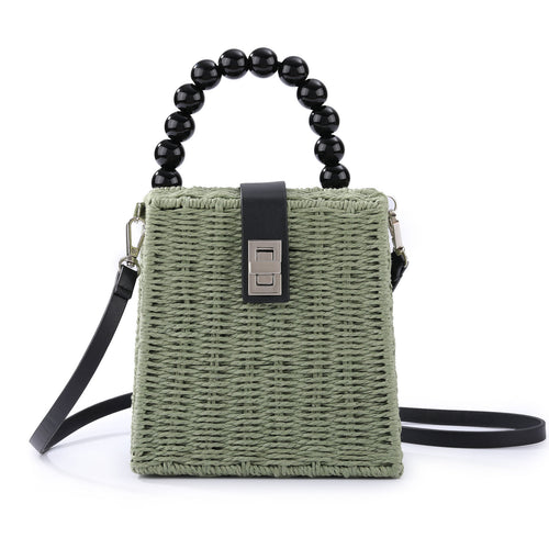 Damen Designer Korbtasche mit einzigartigem Griff Karnz
