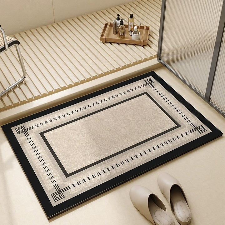 Elegante weiche rutschfeste Badematte