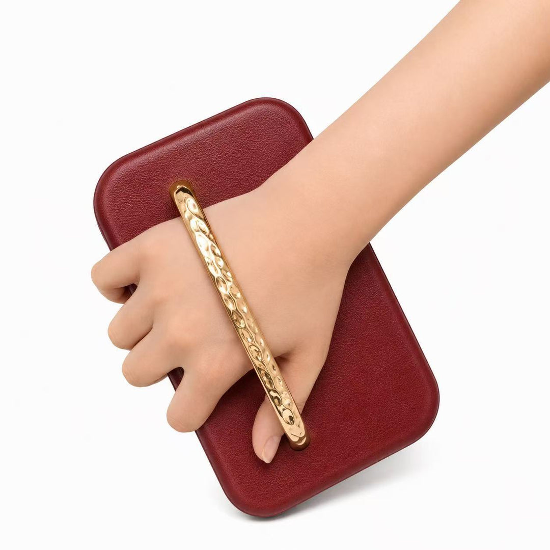 Elegante Leder Handtasche Clutch