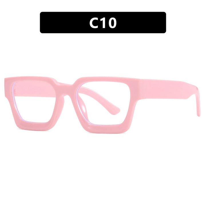 Damen Modische Lesebrille mit markante eckigen Design Karnz