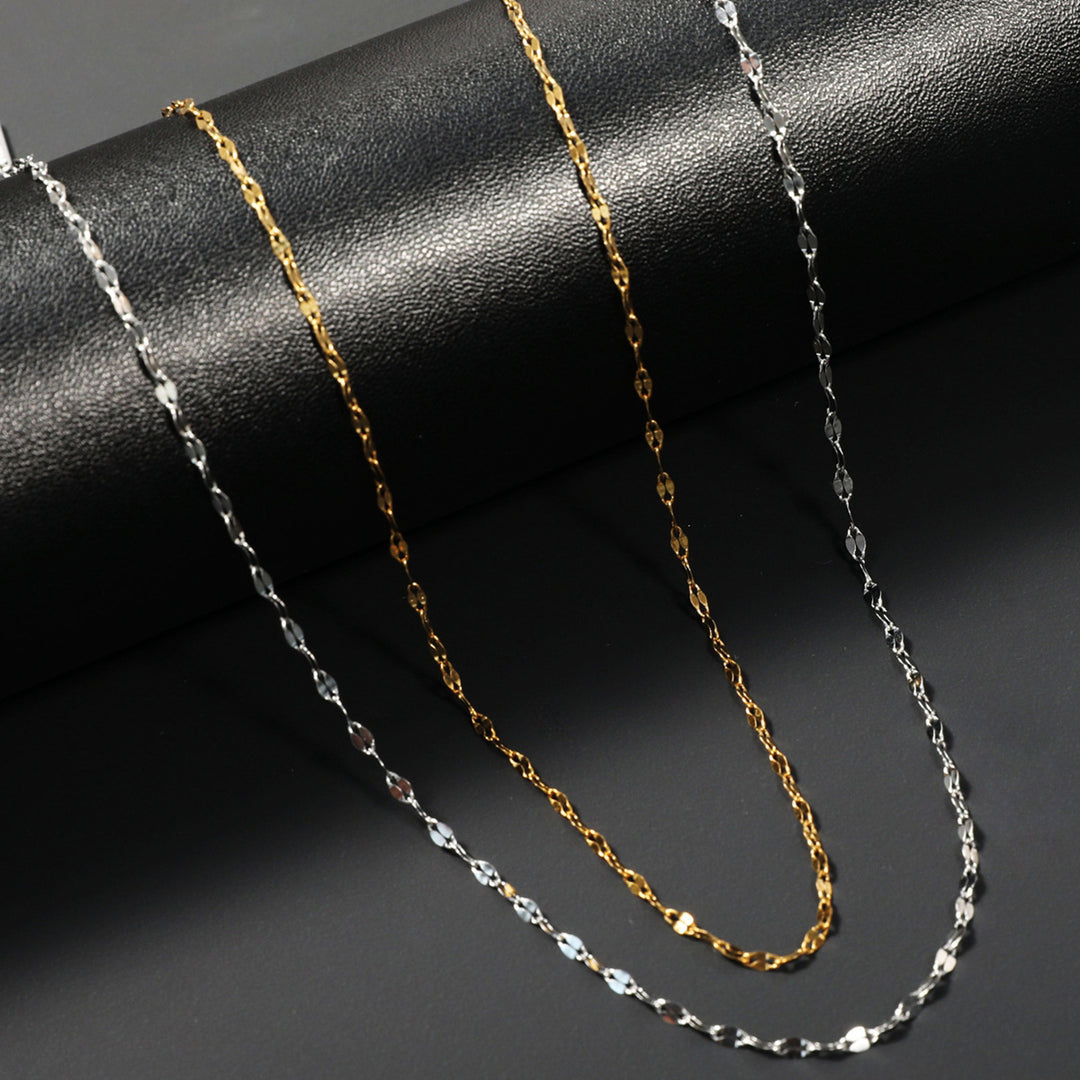 Elegante verflochtene Kettenhalskette Karnz