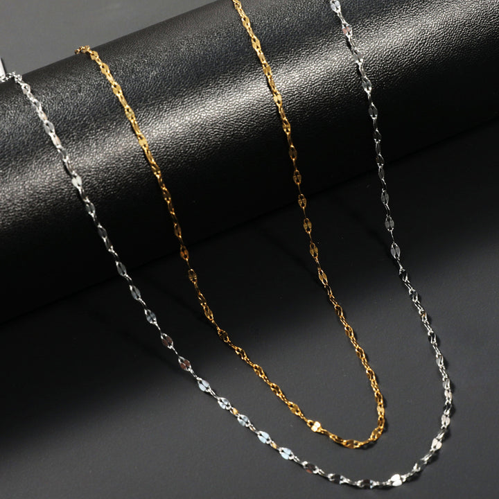 Elegante verflochtene Kettenhalskette Karnz