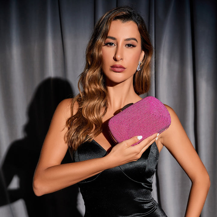 Seil-strukturiertes Abend-Clutch