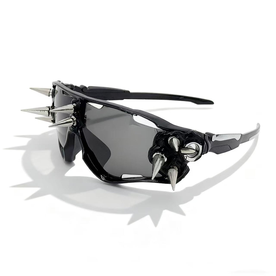 Damen edgy Sportsonnenbrille mit spitzen Akzenten Karnz