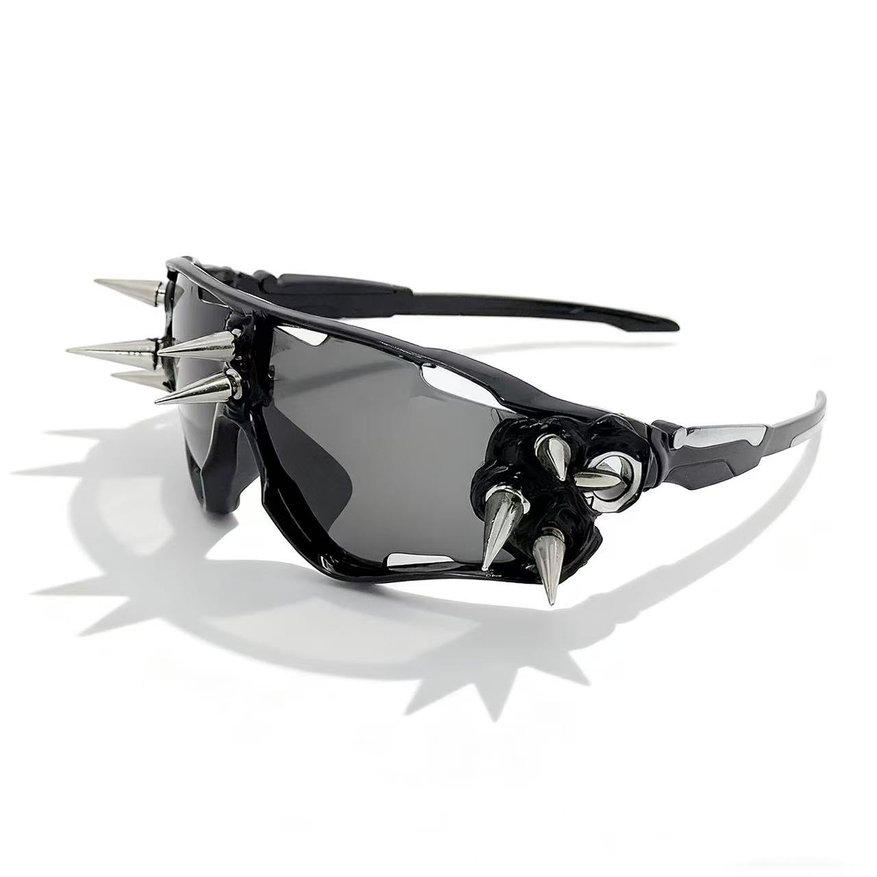 Damen edgy Sportsonnenbrille mit spitzen Akzenten Karnz