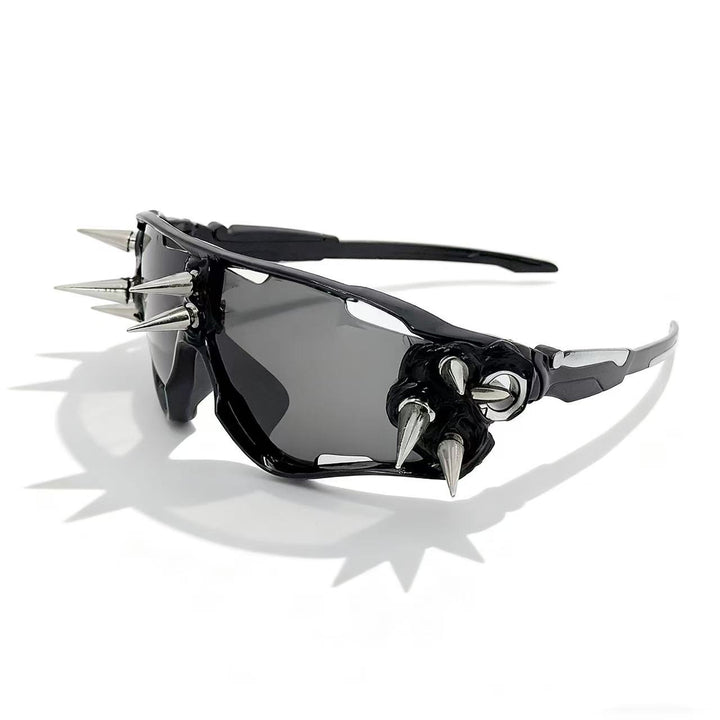 Damen edgy Sportsonnenbrille mit spitzen Akzenten Karnz