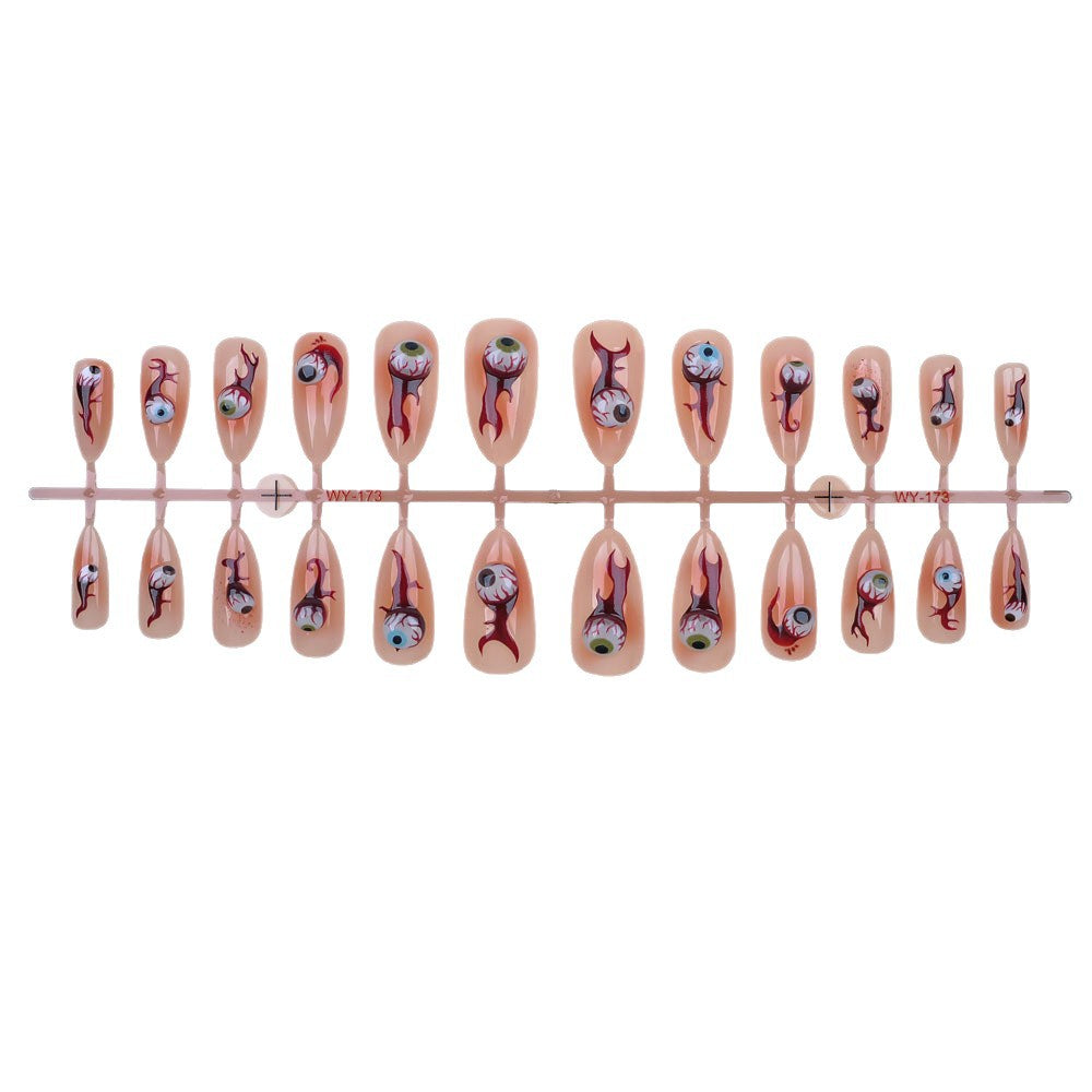Künstlerisches Lebhaftes Design Press-On Nagelset Karnz