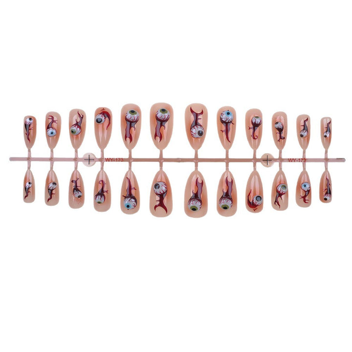 Künstlerisches Lebhaftes Design Press-On Nagelset Karnz