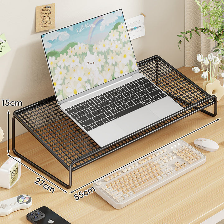 Belüftetes Drahtgitter-Heberegalsystem für Laptop-Monitor- und Tastaturspeicherung