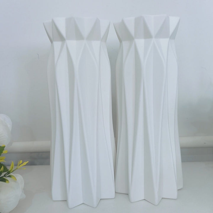 Dekorativer geometrischer Blumenvase Karnz