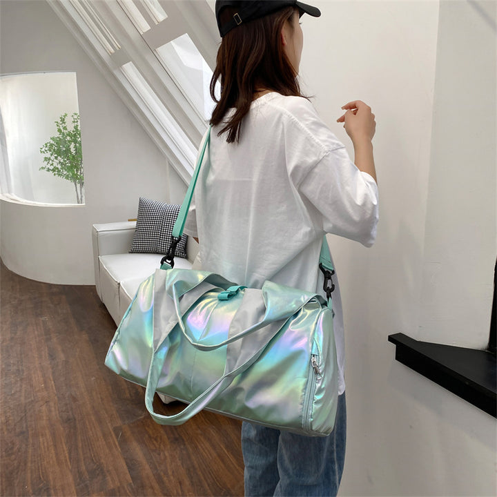 Iridescent Multi-Pocket Reise Tragetasche Karnz