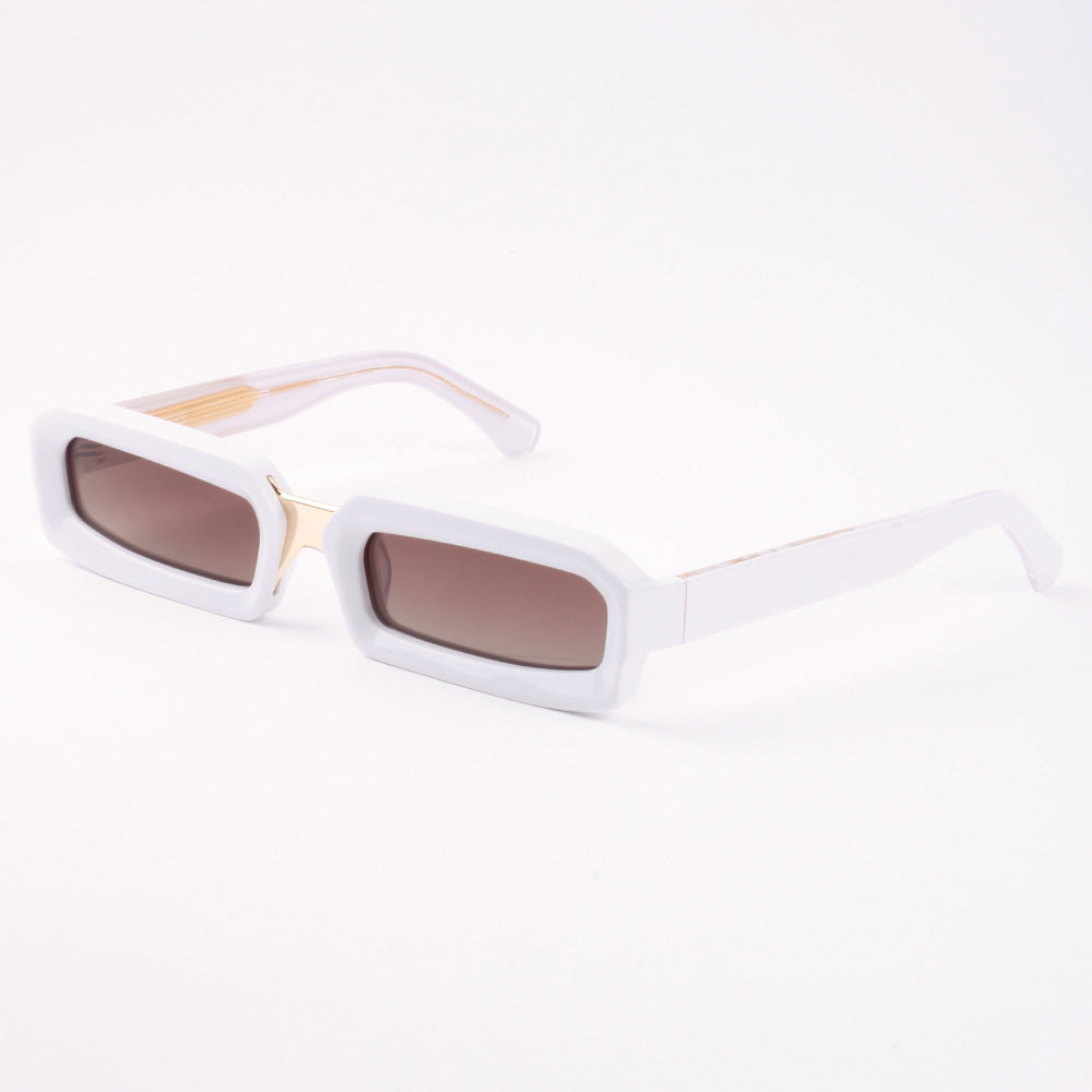 Damen stilvolle Sonnenbrille im modernen rechteckigen Design mit komfortablem Rahmen Karnz