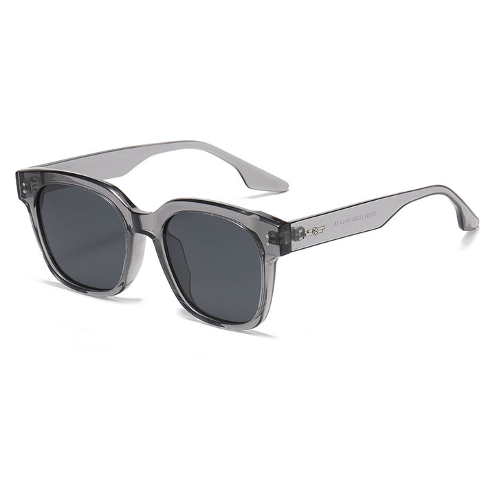 Übergroße geometrische Rahmenbrille
