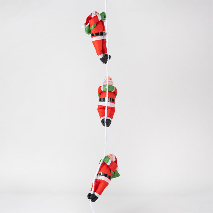 Dekorative Weihnachtsmann Figur mit beweglichen Armen