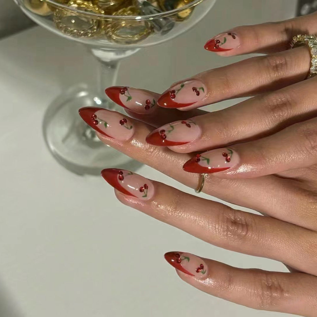 Kirschblüten Akzent Nagelkunst