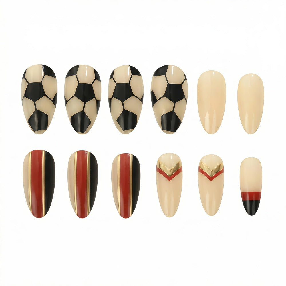 Kreative Fußball Nagelkunst Karnz