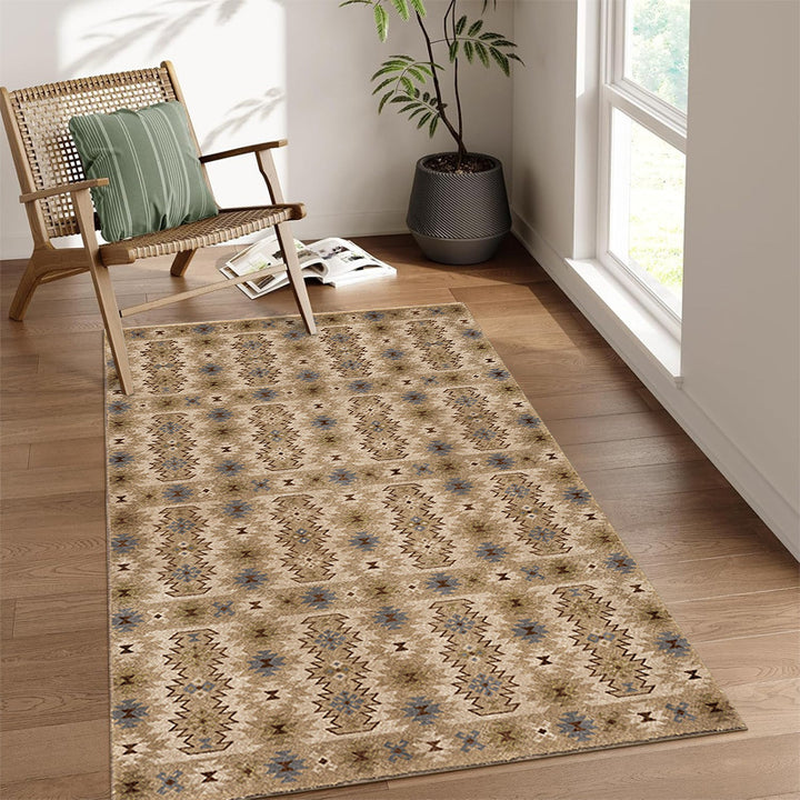 Dekorativer Tribal-Muster-Teppich