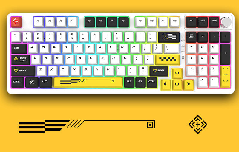 RGB Mechanische Gaming-Tastatur mit Hot-Swap-Funktion Karnz
