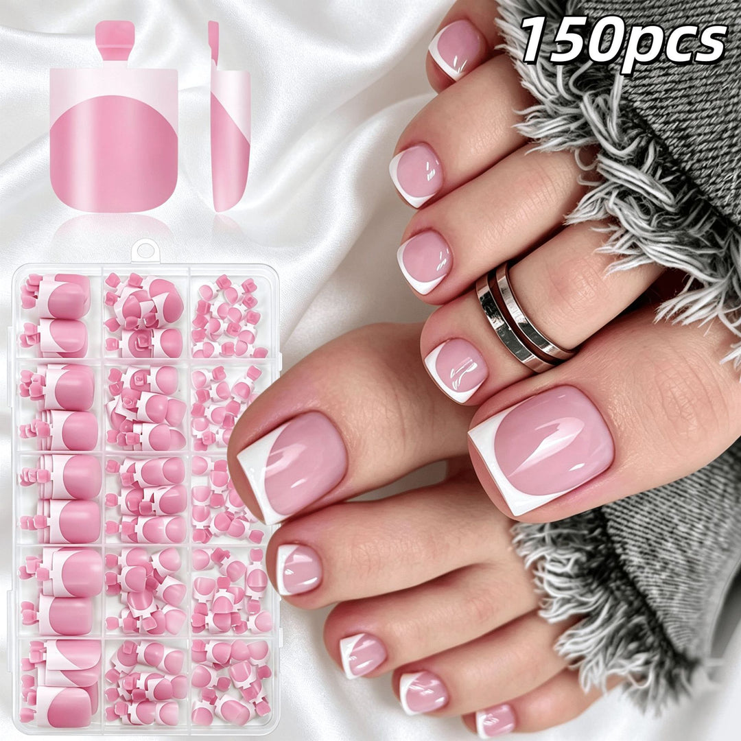 Premium Französisches Tip Kunstnagelset Karnz