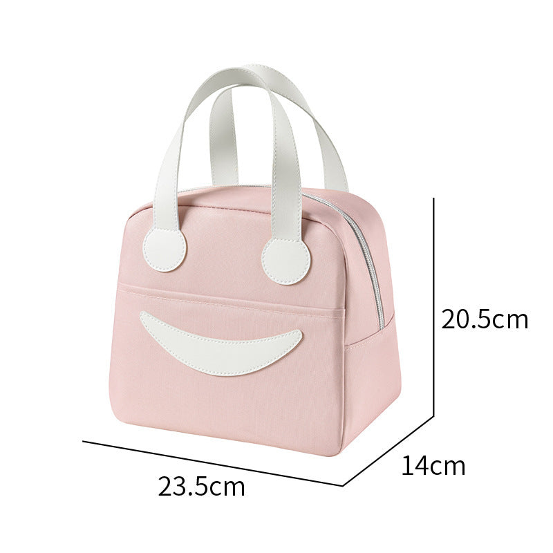 Süßes Smiley-Gesicht Lunchbag Karnz