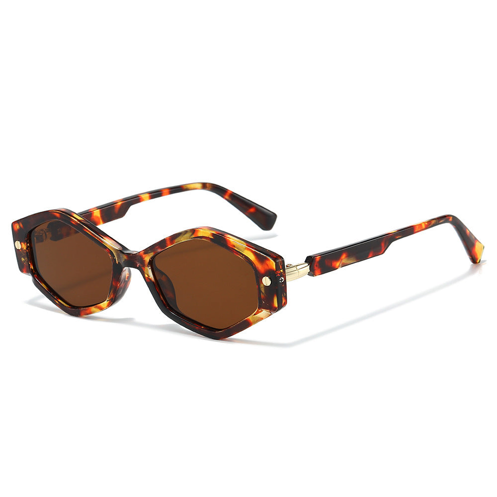 Modische hexagonale Sonnenbrille Karnz