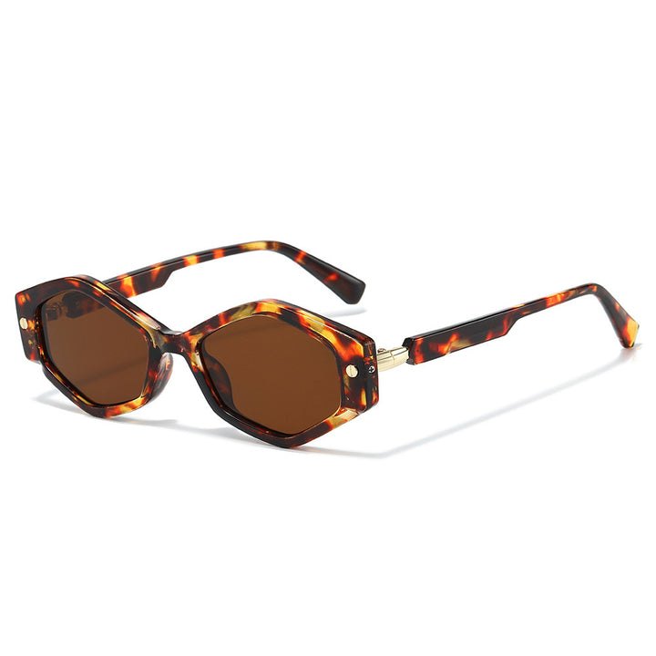 Modische hexagonale Sonnenbrille Karnz