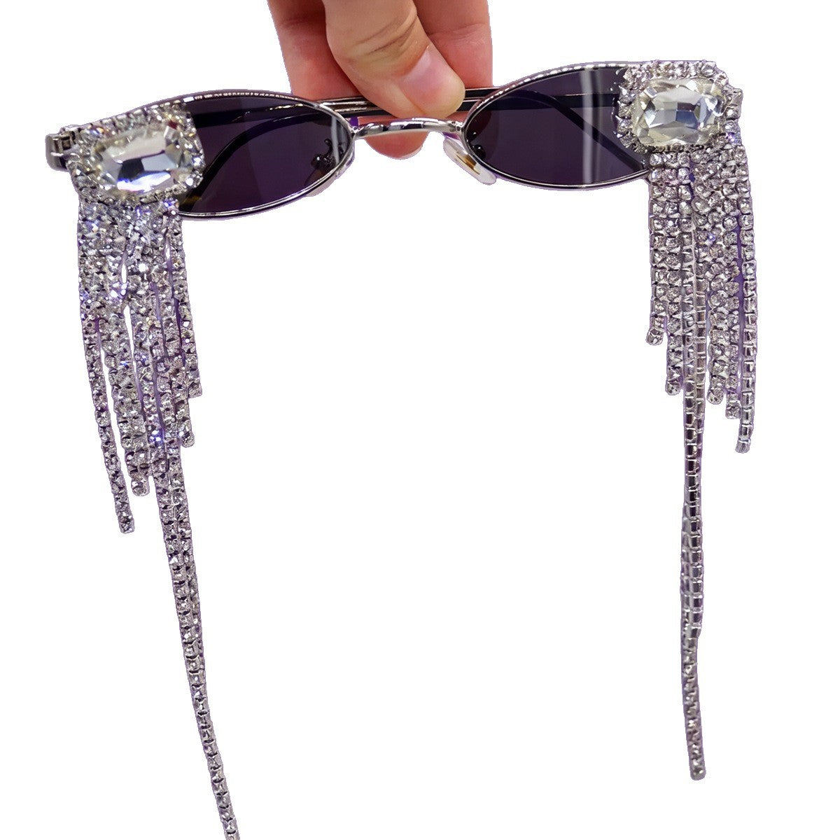 Damen Fashion-Sonnenbrille mit funkelndem Schmuckdetail Karnz