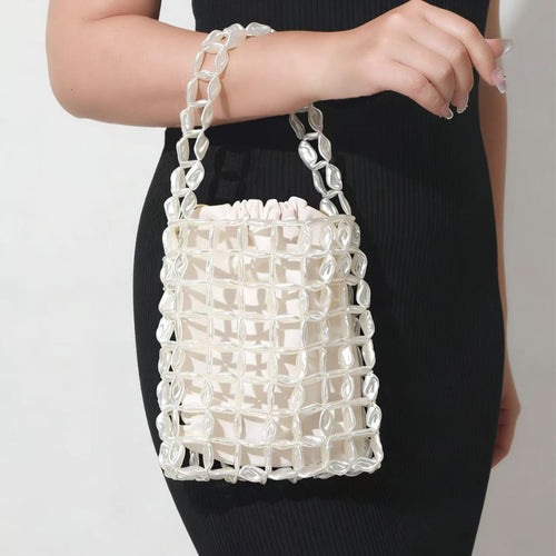 Mesh Detail Abendhandtasche